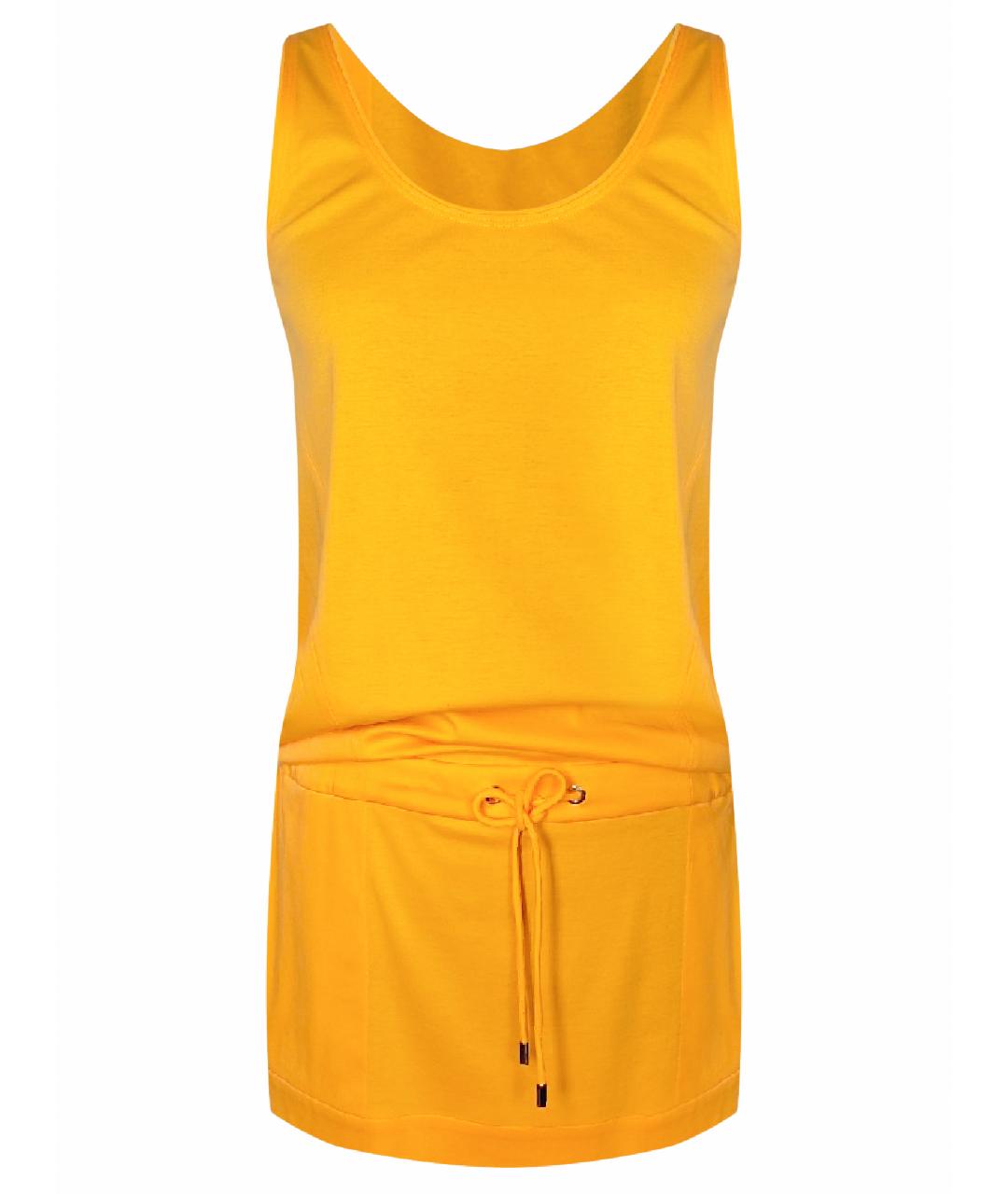 HERMES PRE-OWNED Желтое хлопковое платье, фото 1