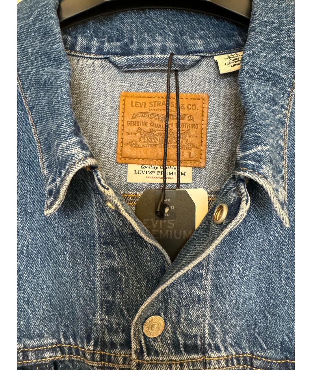 LEVI'S Синяя деним куртка, фото 2