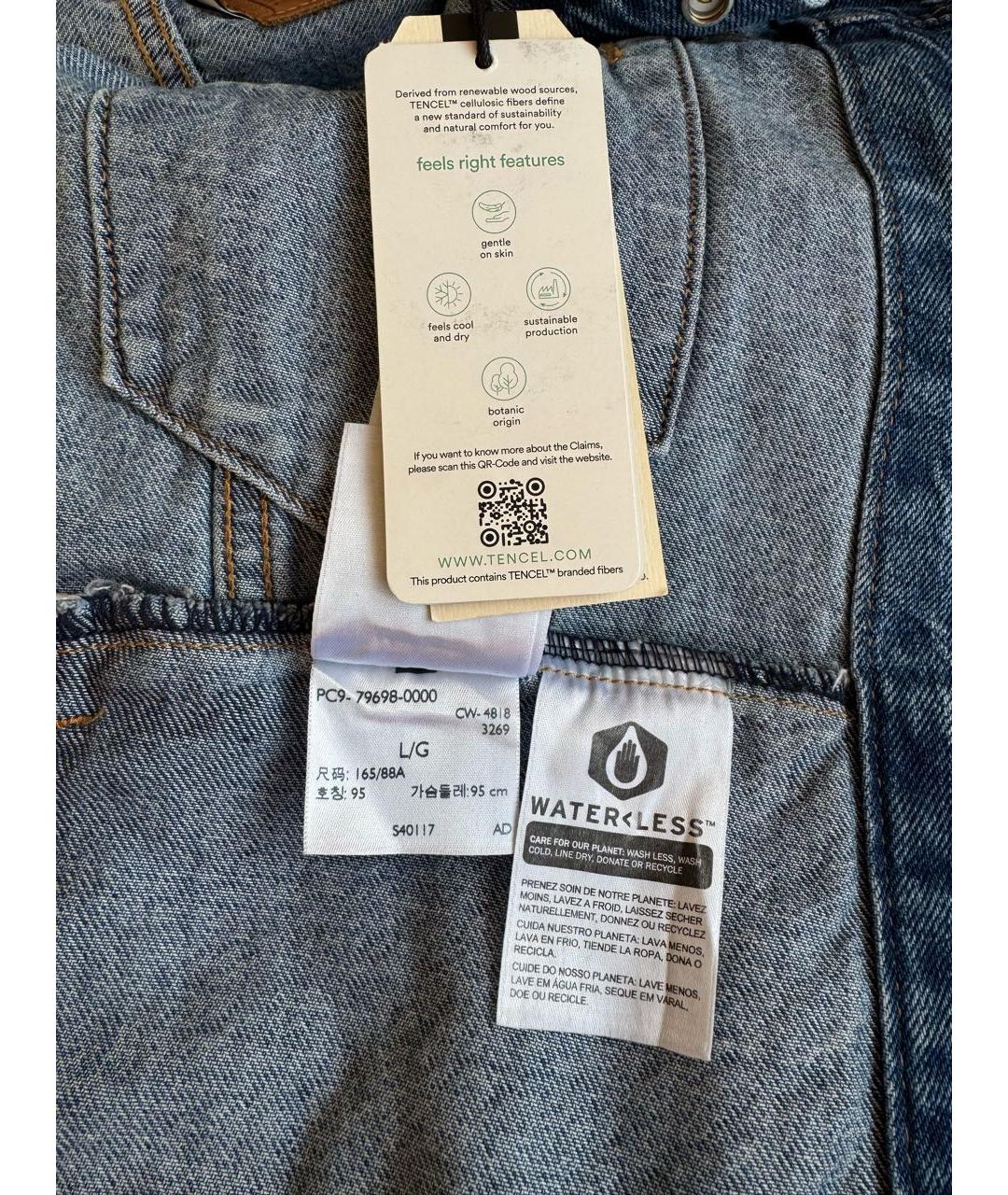 LEVI'S Синяя деним куртка, фото 8