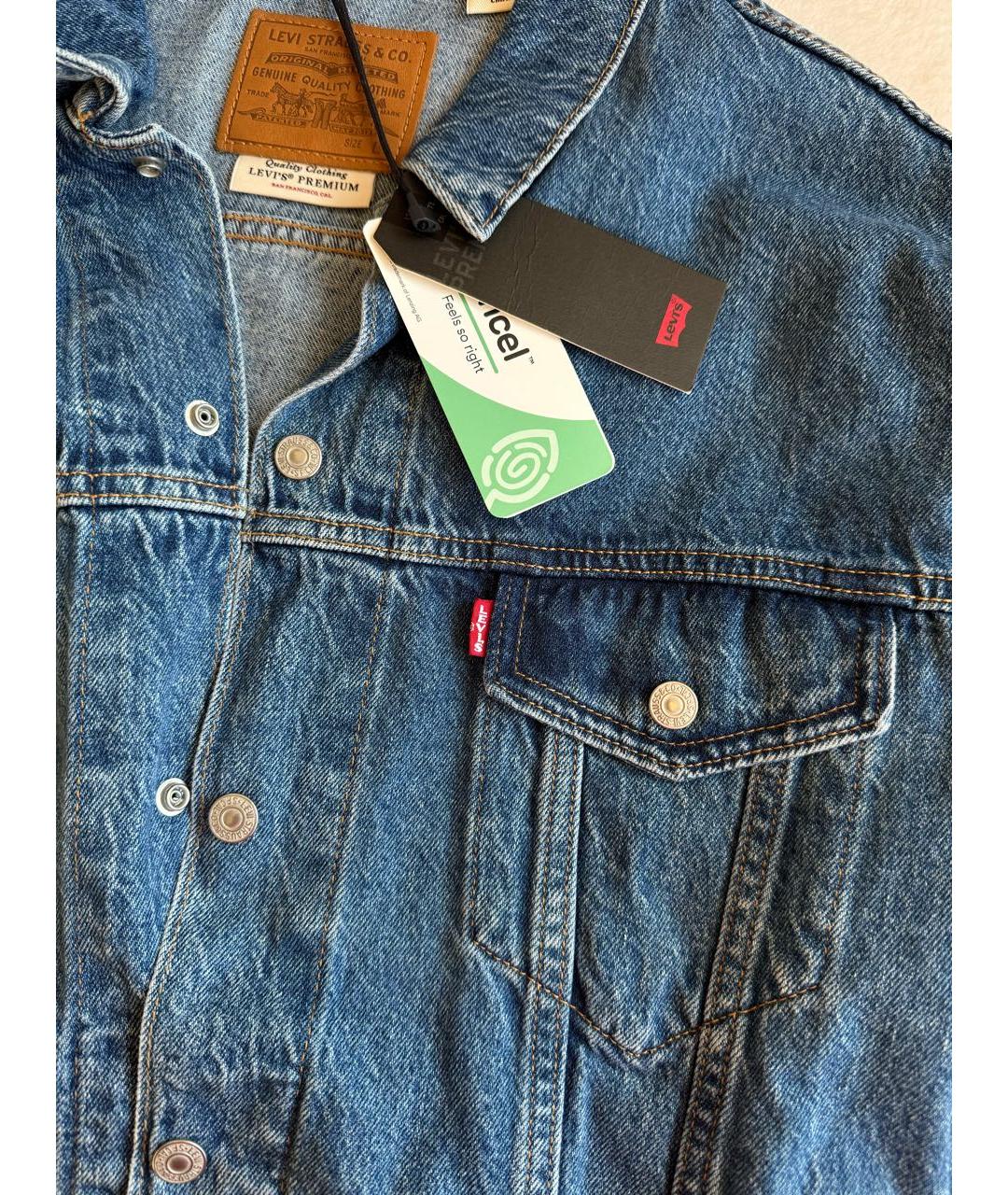 LEVI'S Синяя деним куртка, фото 4