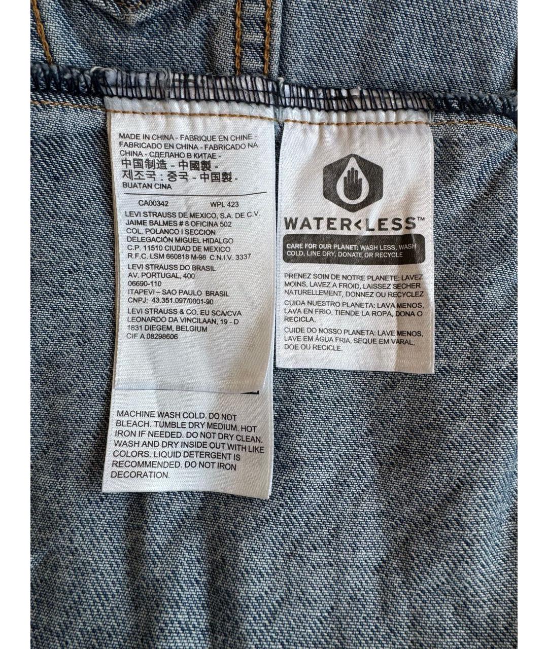LEVI'S Синяя деним куртка, фото 6