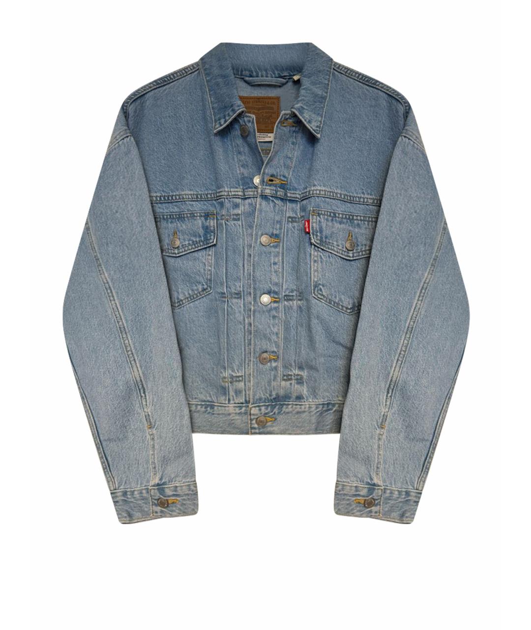 LEVI'S Голубая деним куртка, фото 1