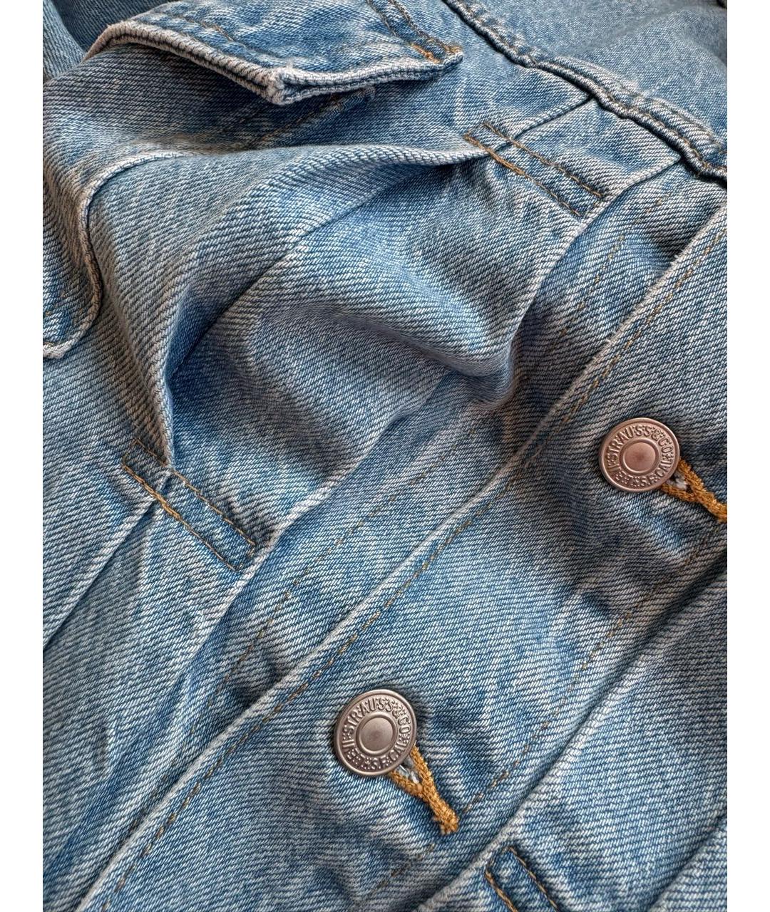 LEVI'S Голубая деним куртка, фото 5