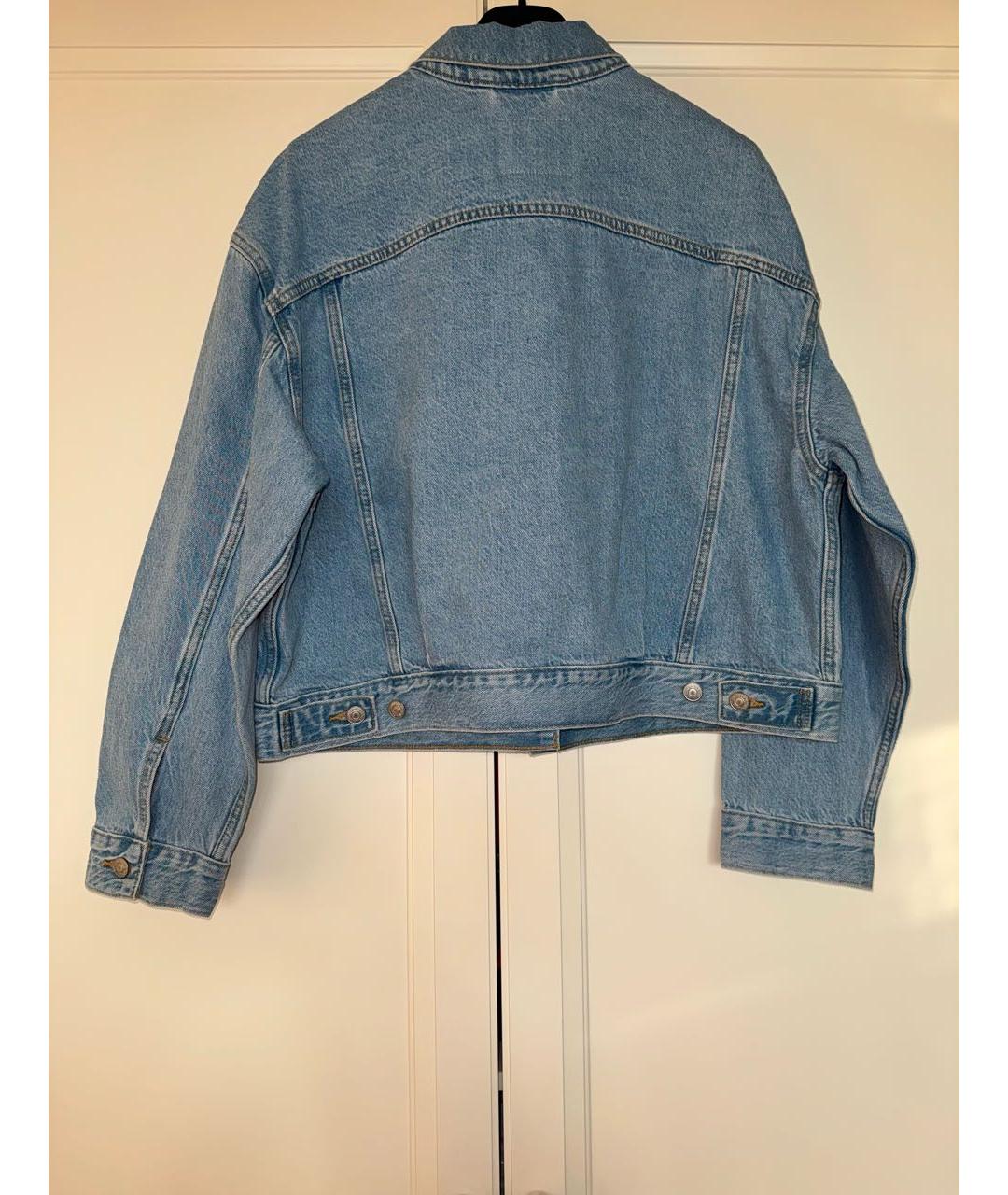 LEVI'S Голубая деним куртка, фото 3