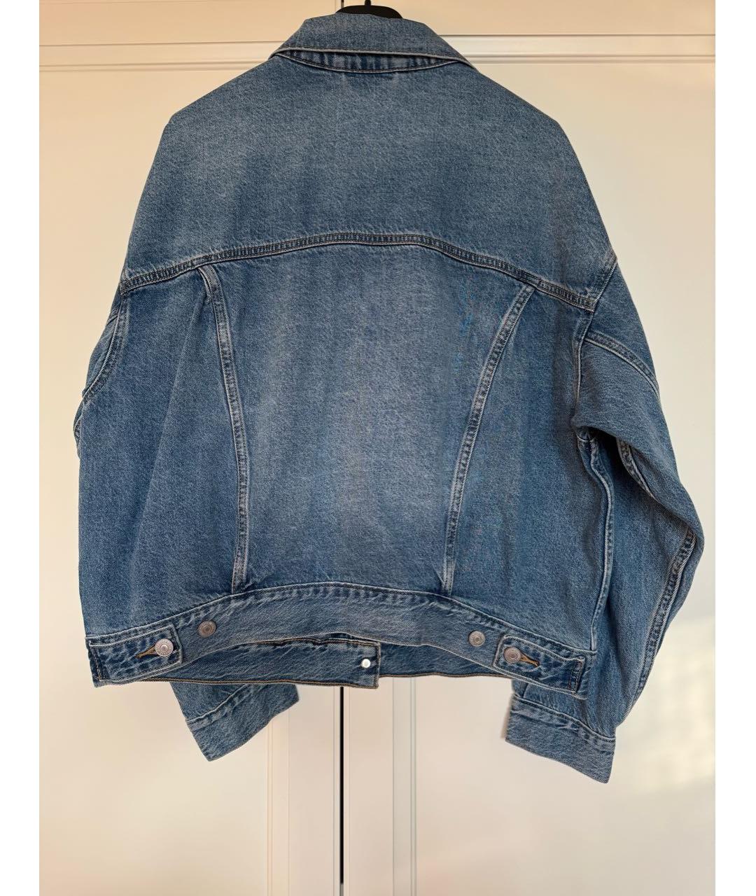 LEVI'S Голубая деним куртка, фото 3