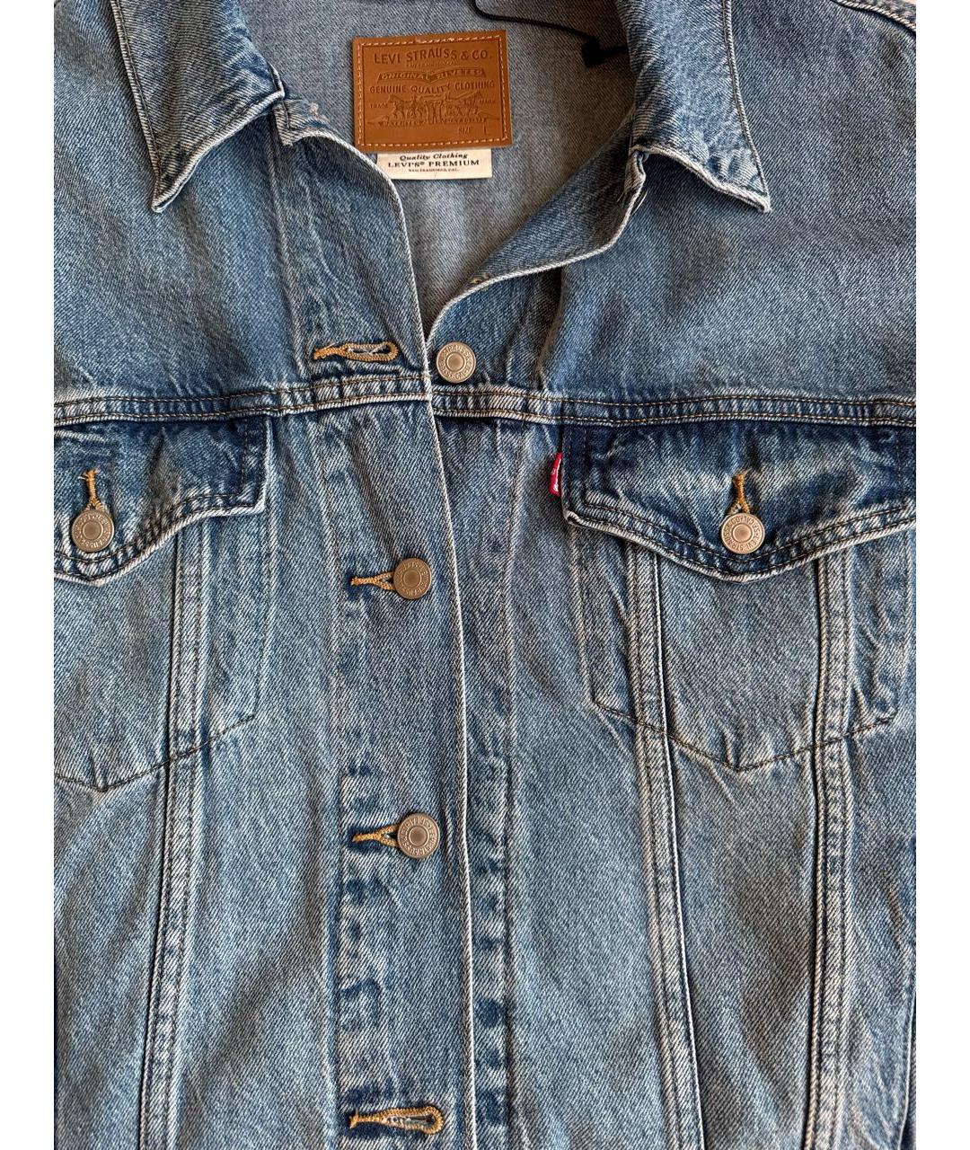 LEVI'S Голубая деним куртка, фото 5
