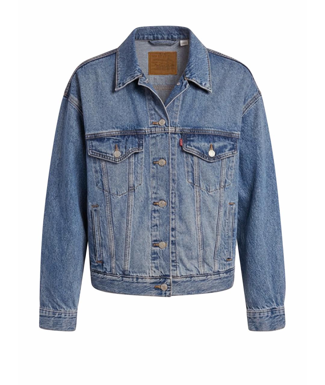 LEVI'S Голубая деним куртка, фото 1