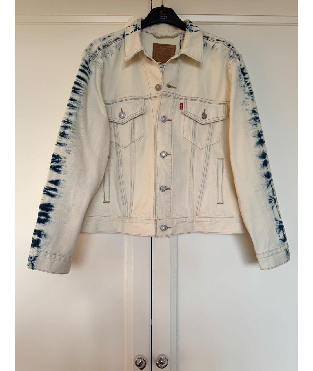 LEVI'S Белая деним куртка, фото 9