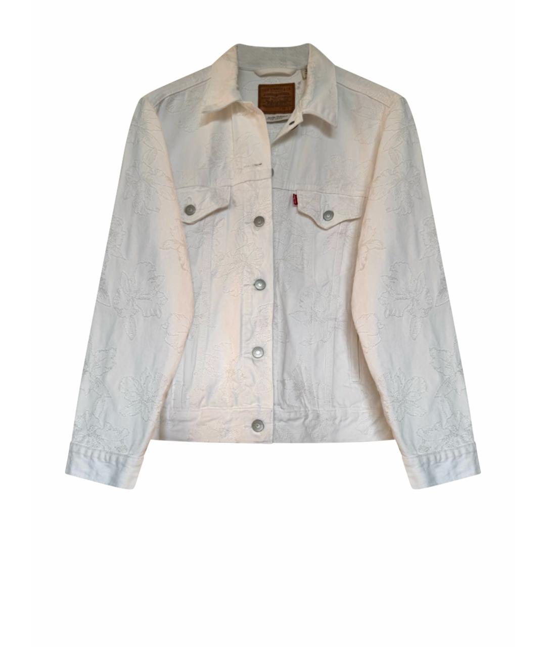 LEVI'S Белая деним куртка, фото 10