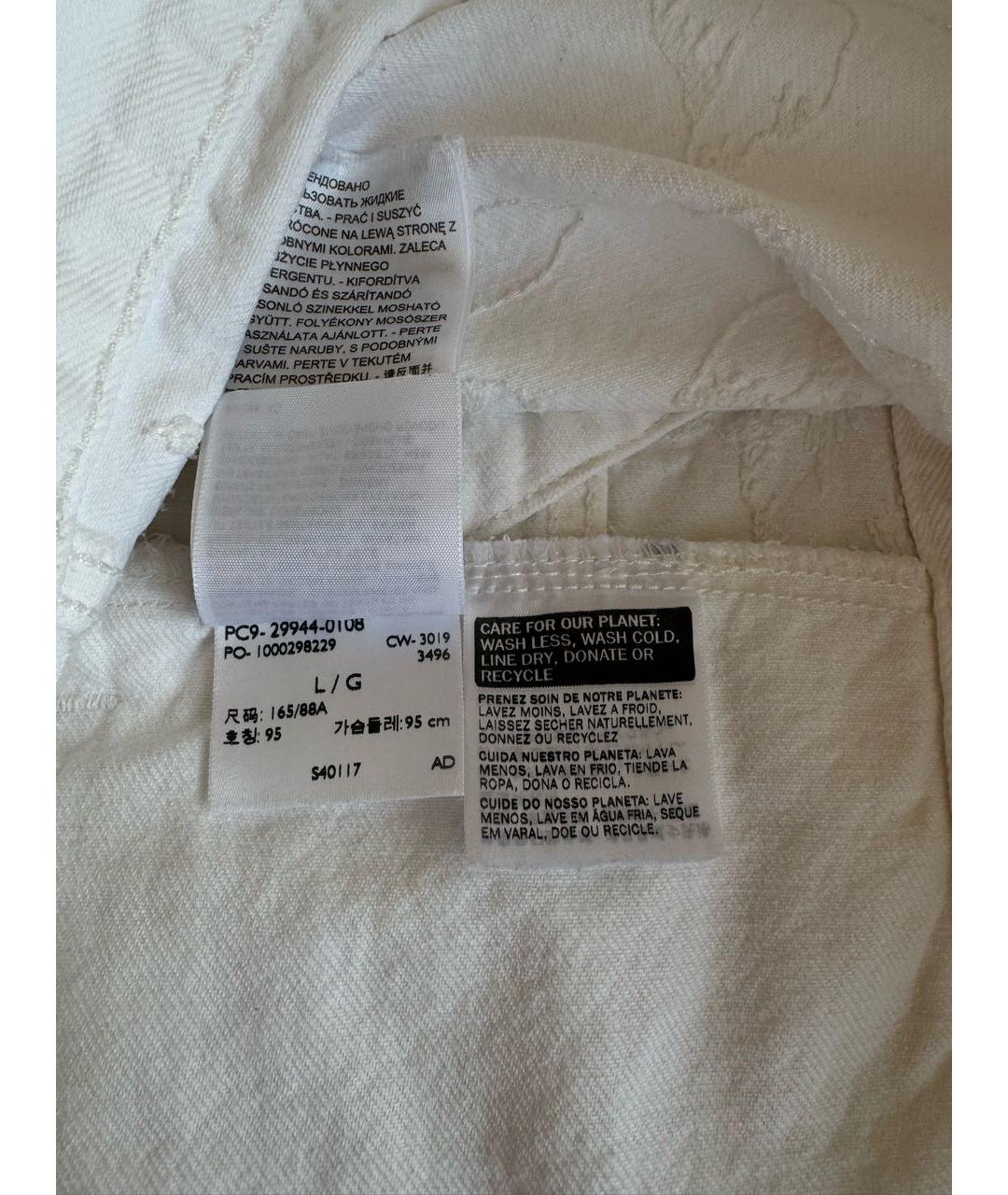 LEVI'S Белая деним куртка, фото 8