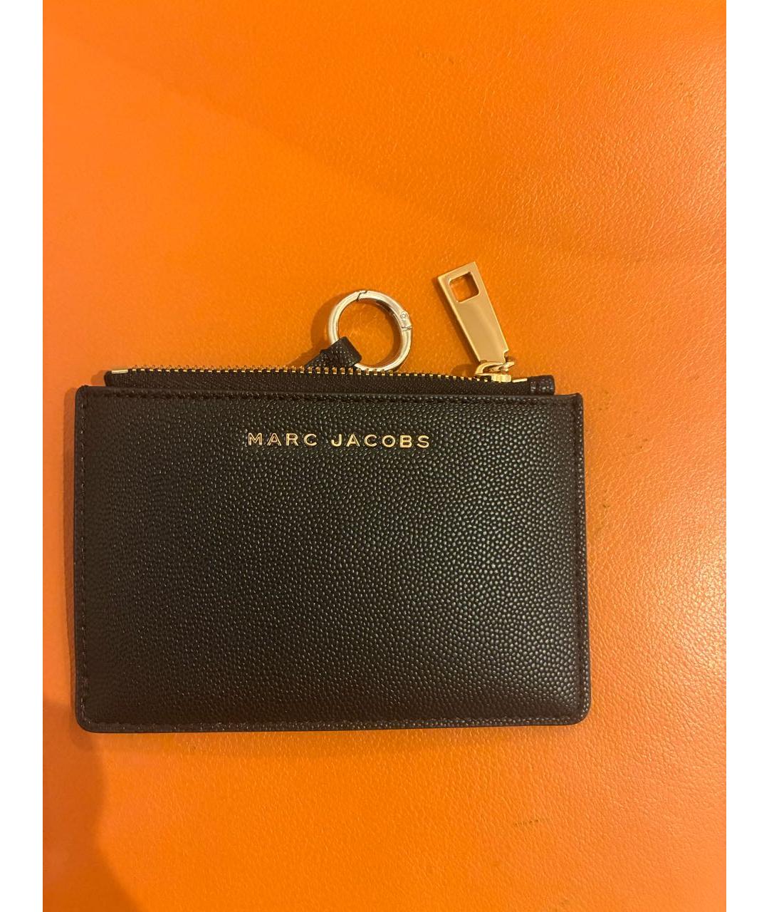 MARC JACOBS Черный кожаный кардхолдер, фото 4