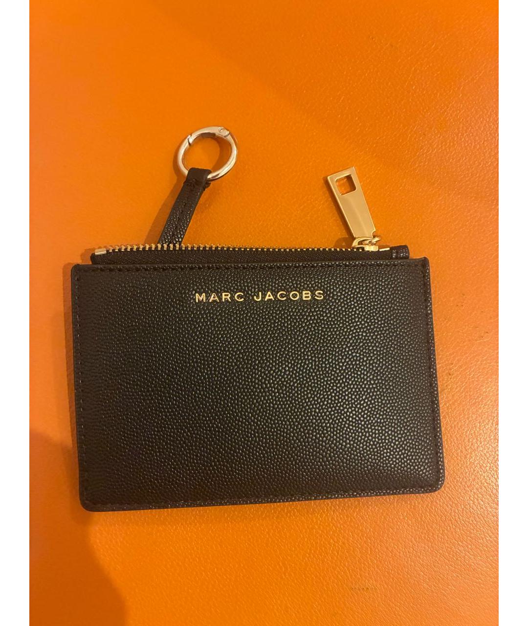 MARC JACOBS Черный кожаный кардхолдер, фото 5