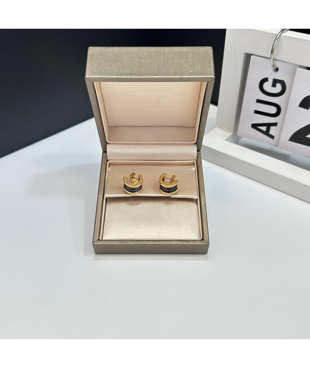 BVLGARI Золотые серьги из розового золота, фото 4