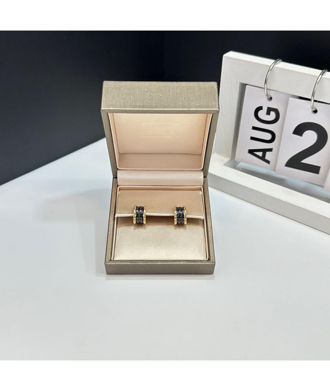 BVLGARI Золотые серьги из розового золота, фото 5