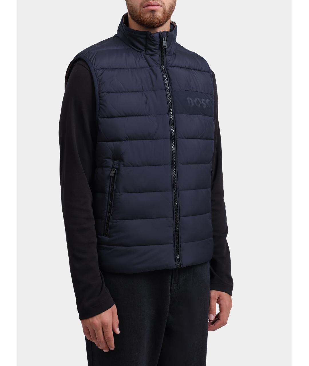 HUGO BOSS Синий жилет, фото 3