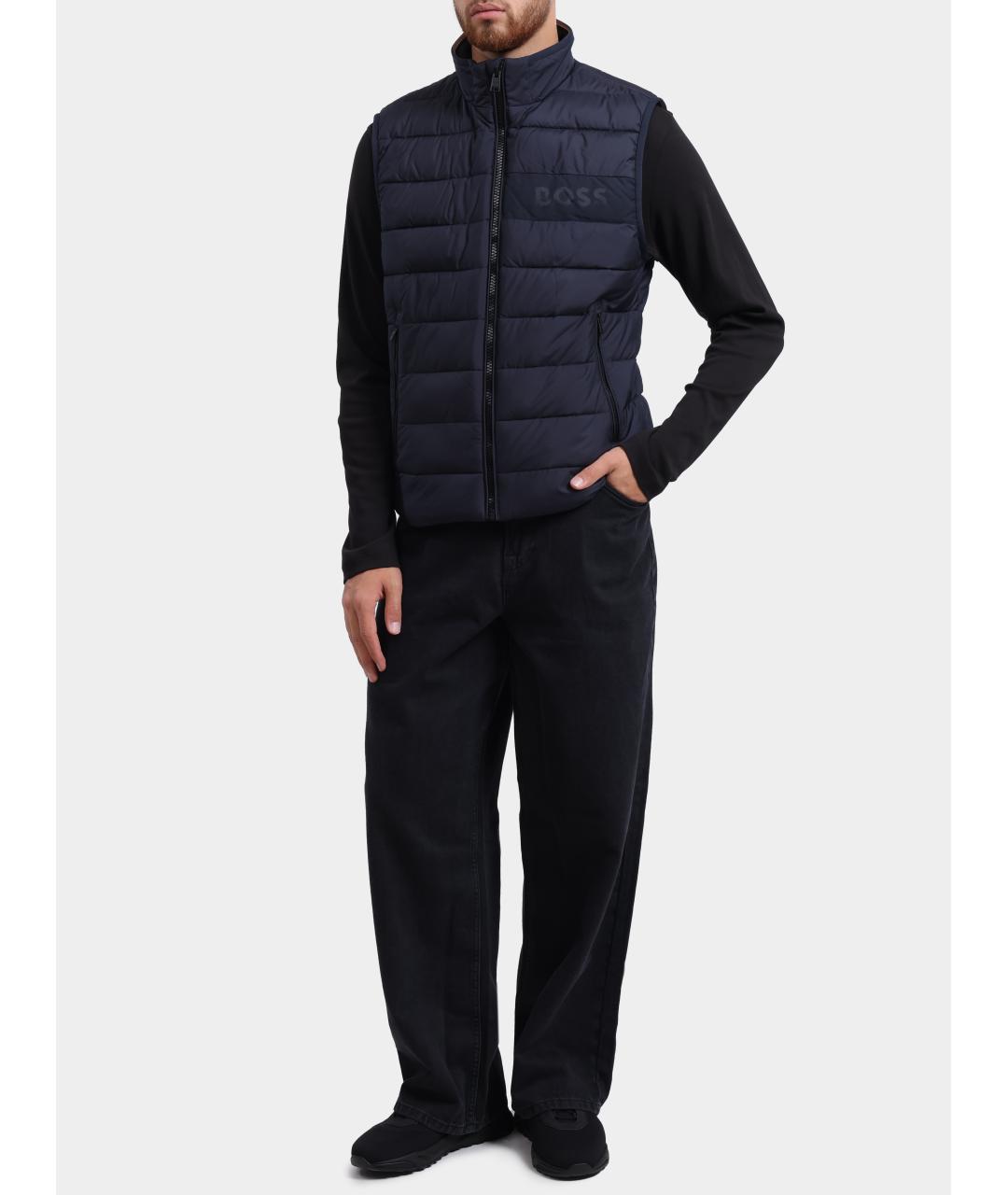 HUGO BOSS Синий жилет, фото 2