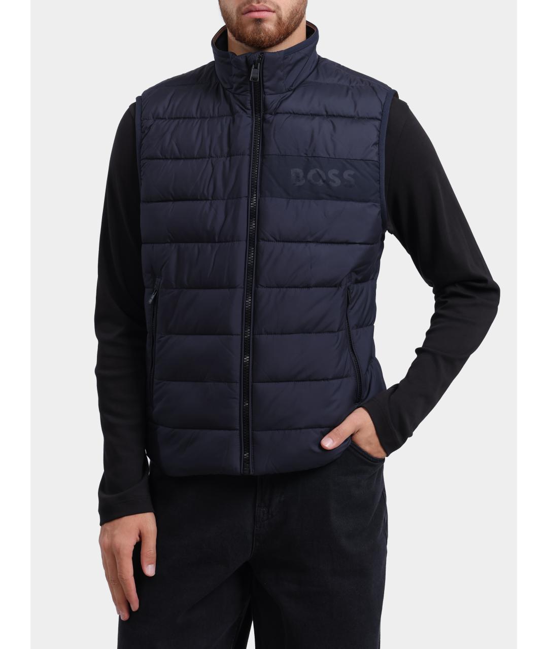 HUGO BOSS Синий жилет, фото 6