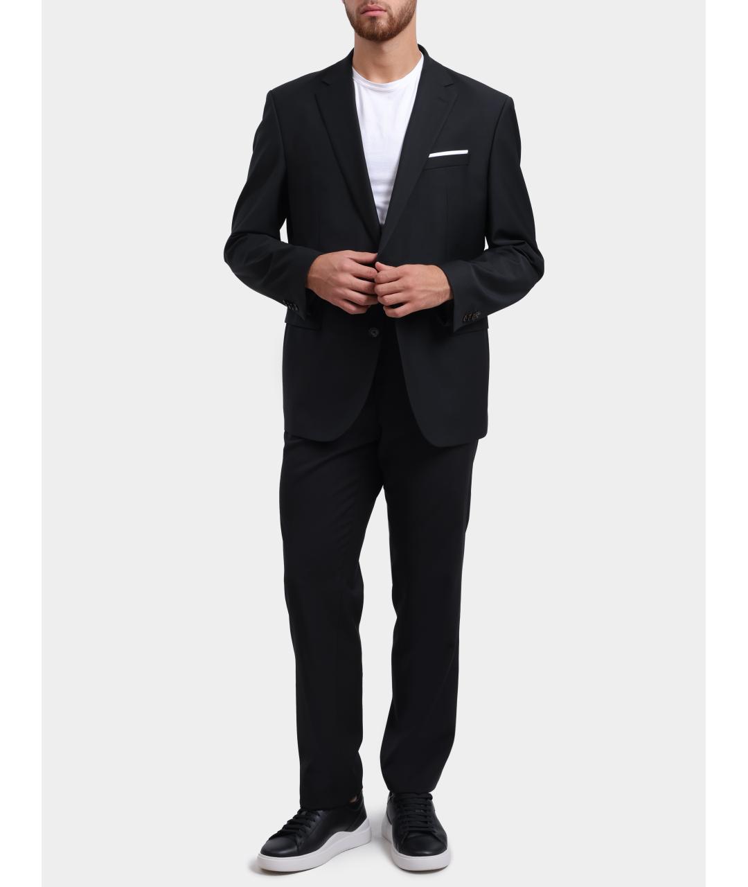 HUGO BOSS Черные повседневные брюки, фото 2