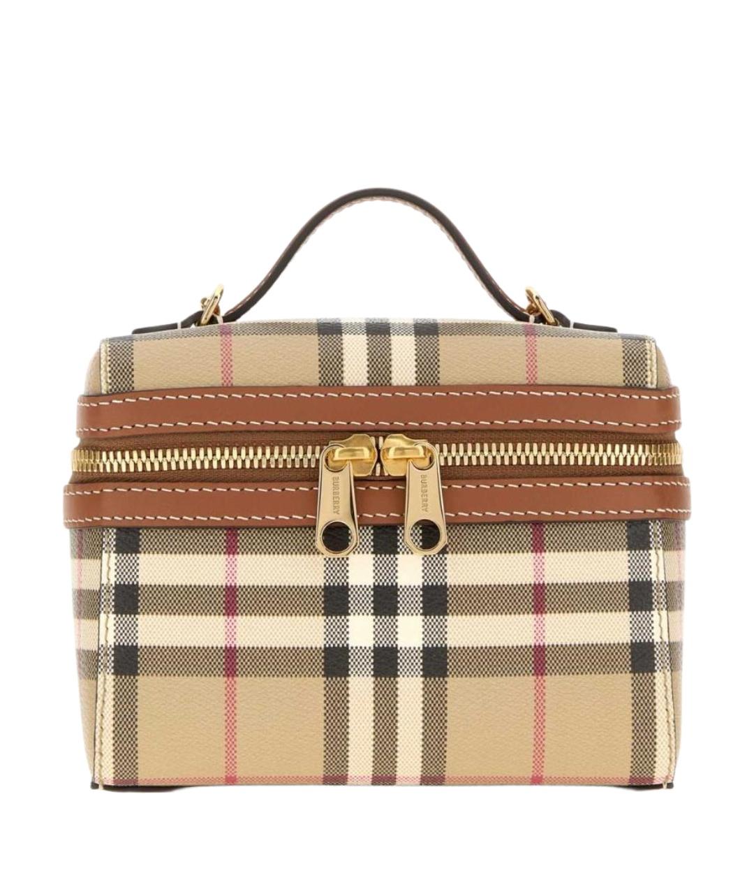 BURBERRY Мульти хлопковая сумка с короткими ручками, фото 1