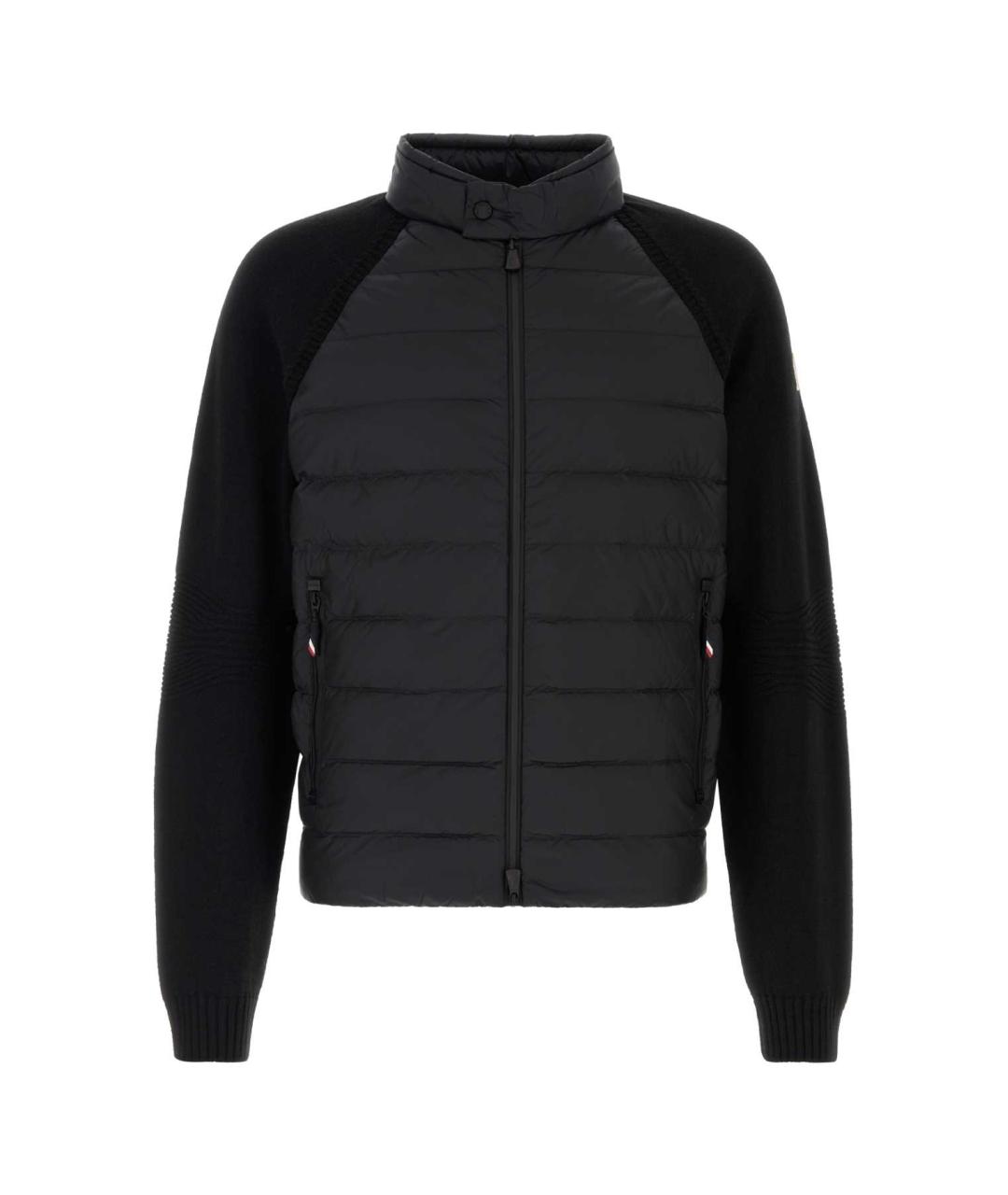 MONCLER GRENOBLE Черный шерстяной кардиган, фото 1