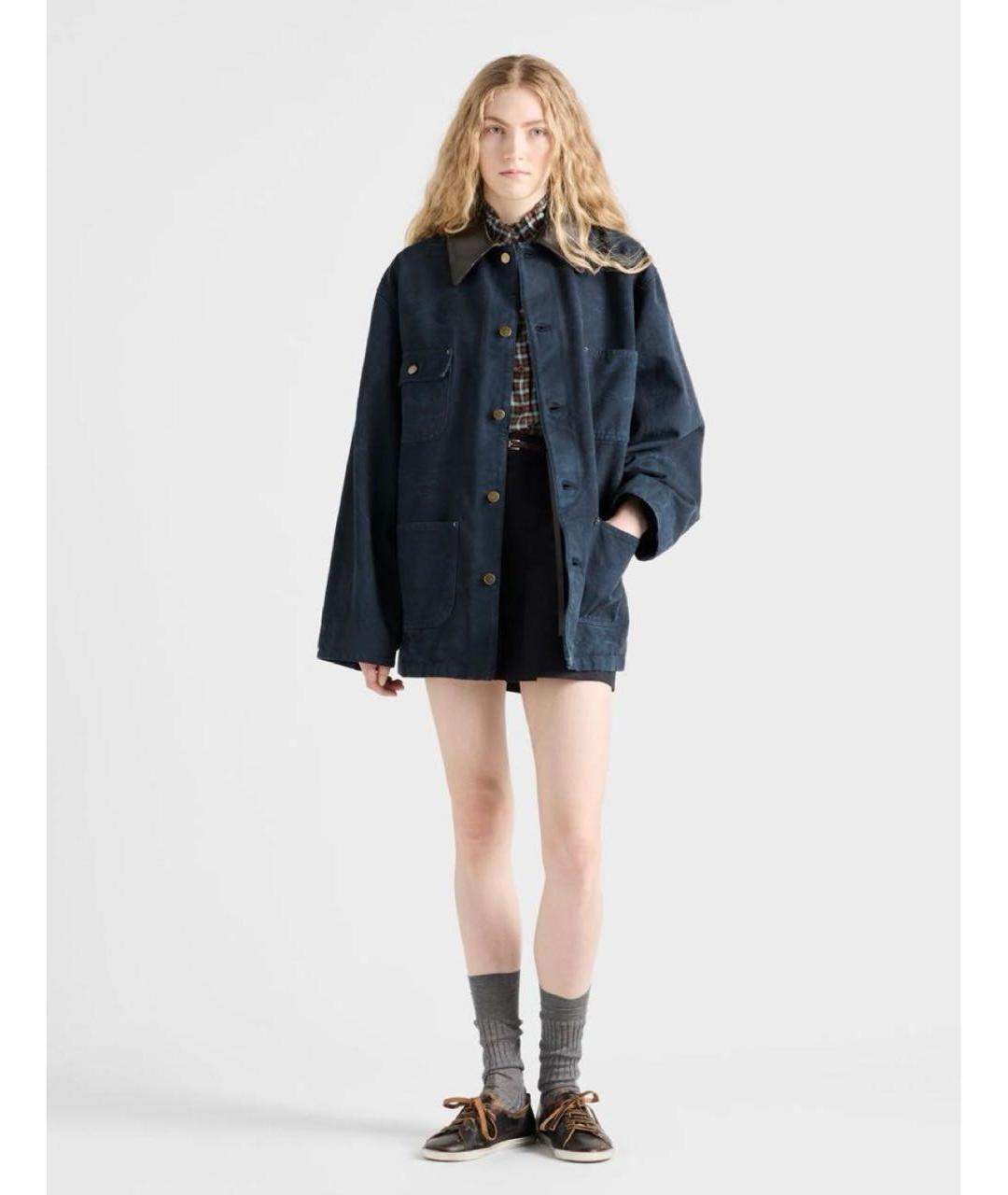 PRADA Темно-синяя куртка, фото 2