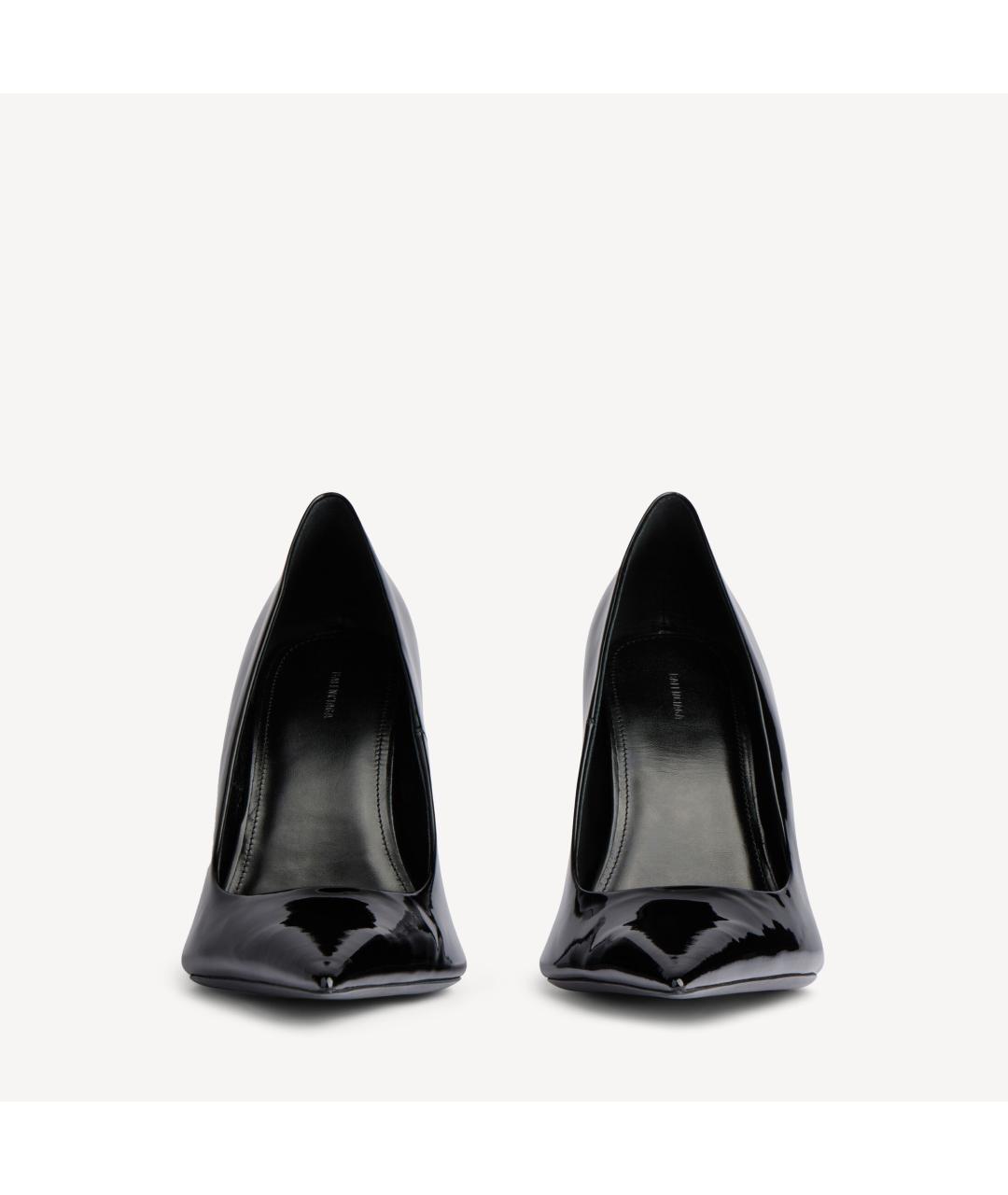 BALENCIAGA Черные туфли из лакированной кожи, фото 3