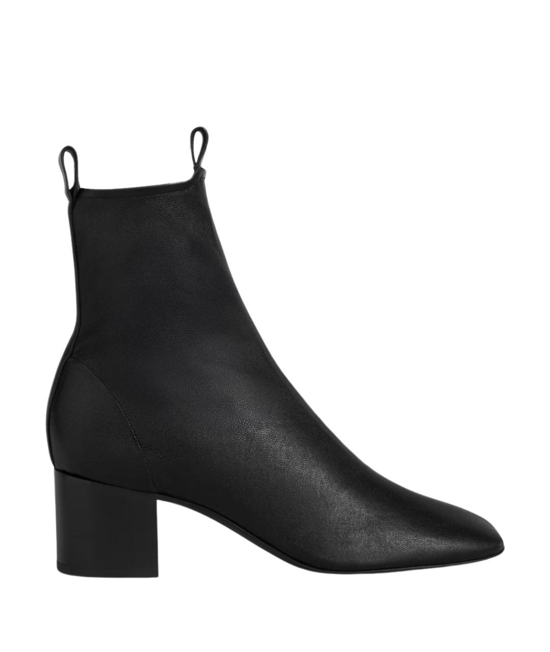 CELINE Черные кожаные ботильоны, фото 1