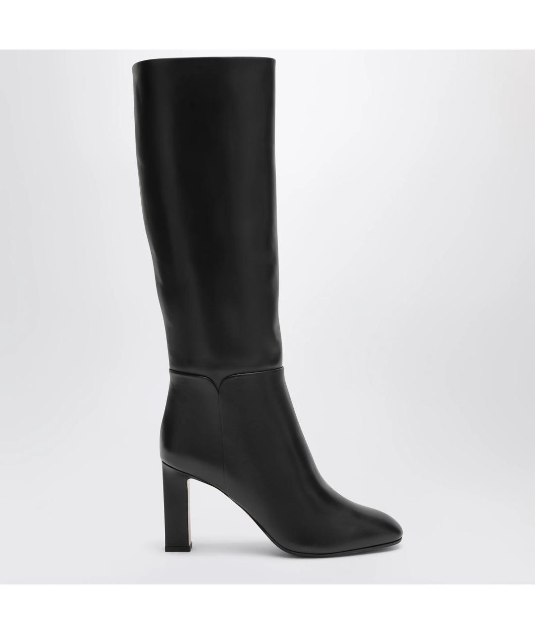 AQUAZZURA Черные кожаные сапоги, фото 3