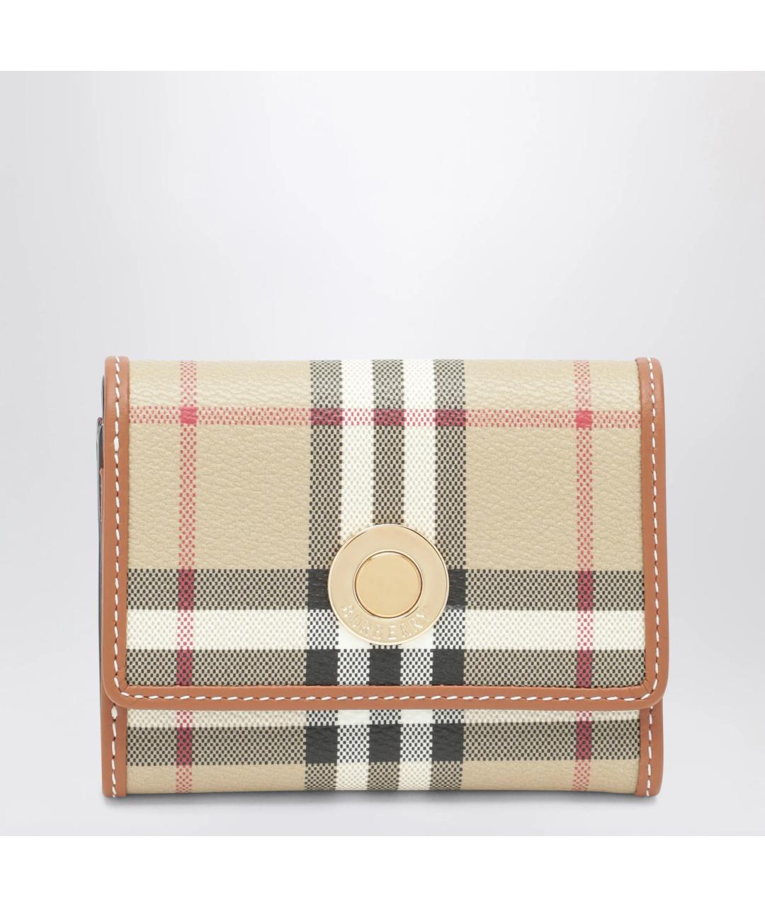 BURBERRY Бежевый кошелек, фото 3
