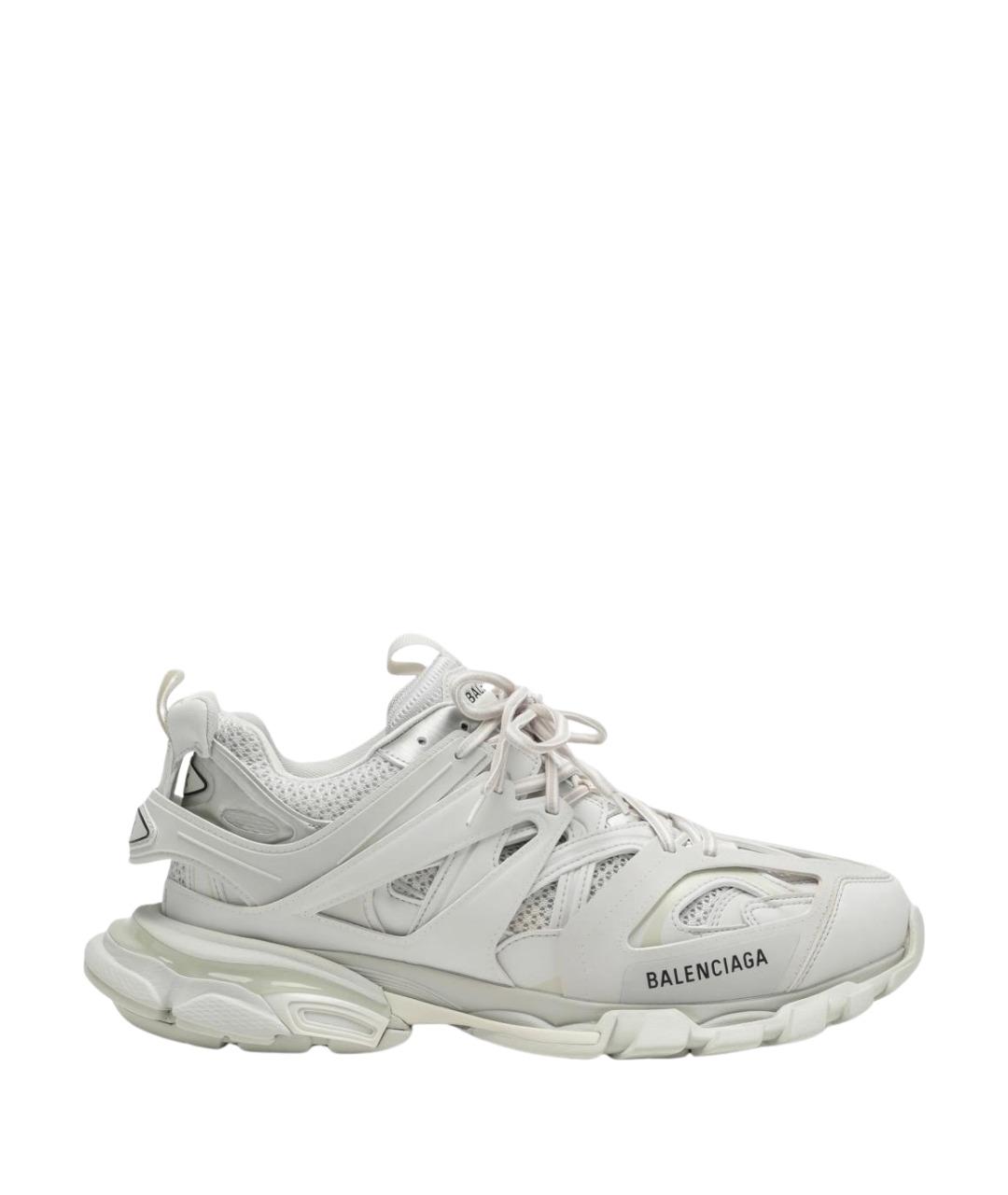 BALENCIAGA Белые синтетические низкие кроссовки / кеды, фото 1
