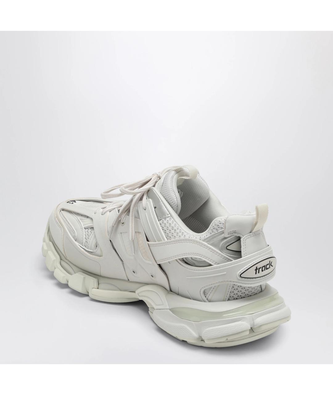 BALENCIAGA Белые синтетические низкие кроссовки / кеды, фото 2