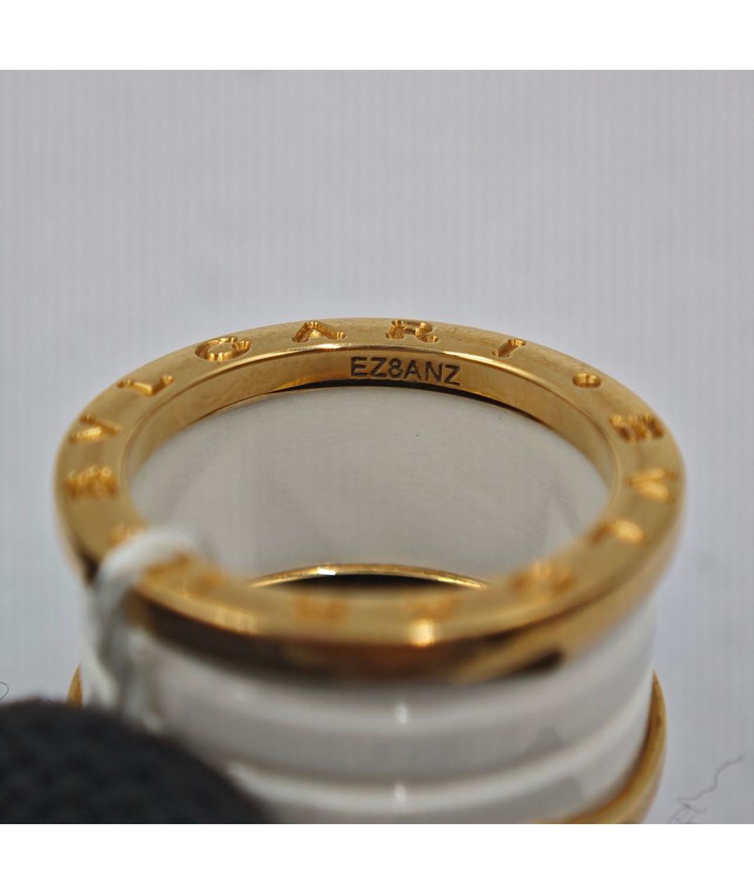 BVLGARI Белое кольцо из розового золота, фото 4