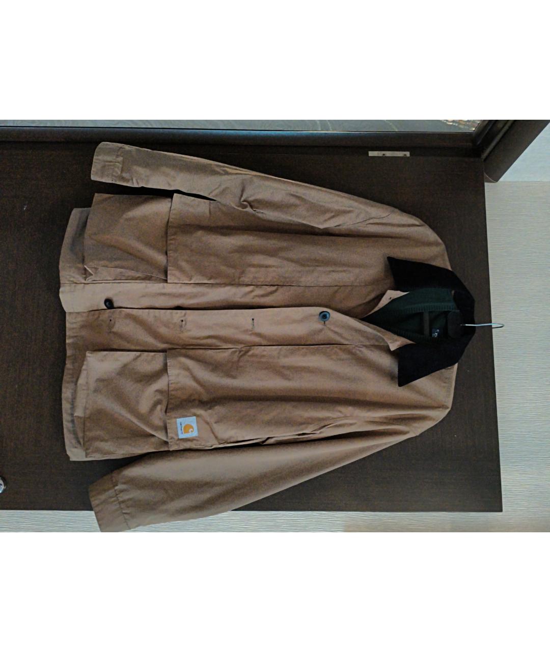 CARHARTT Коричневая хлопковая куртка, фото 4