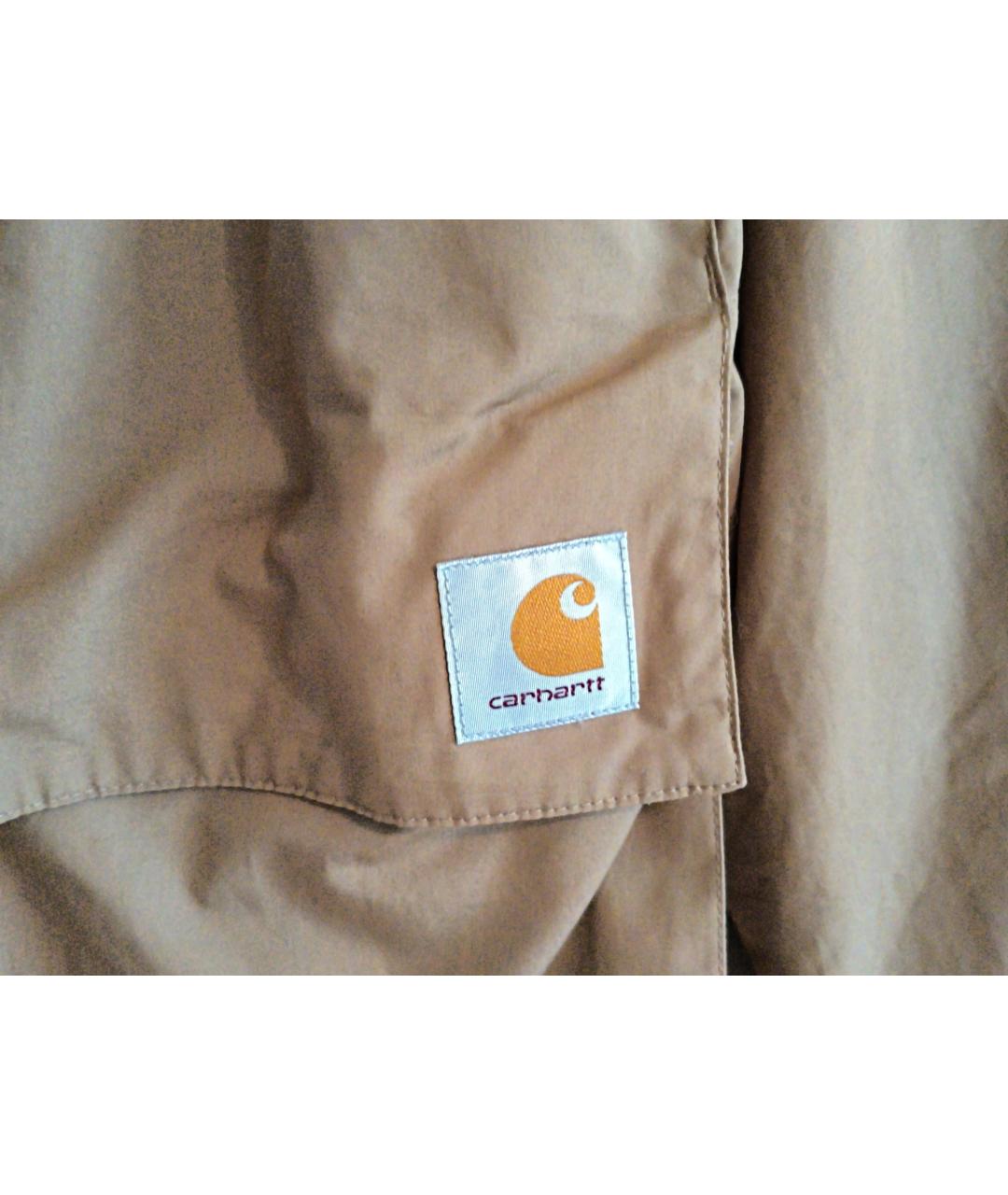 CARHARTT Коричневая хлопковая куртка, фото 2