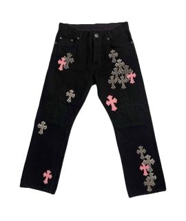 CHROME HEARTS Прямые джинсы