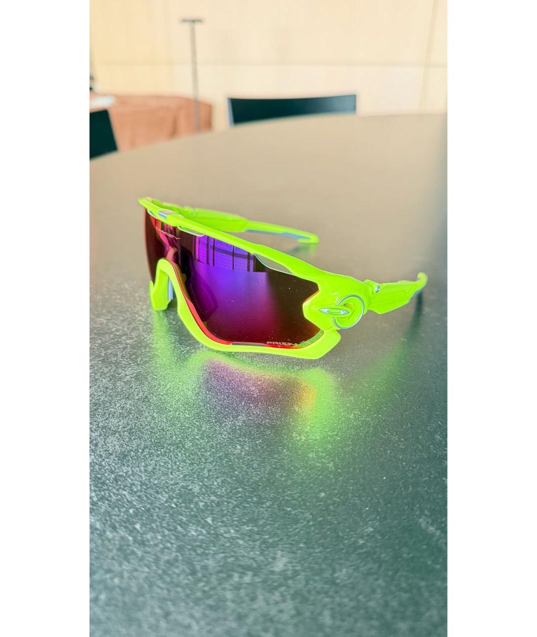 OAKLEY Салатовые солнцезащитные очки, фото 5