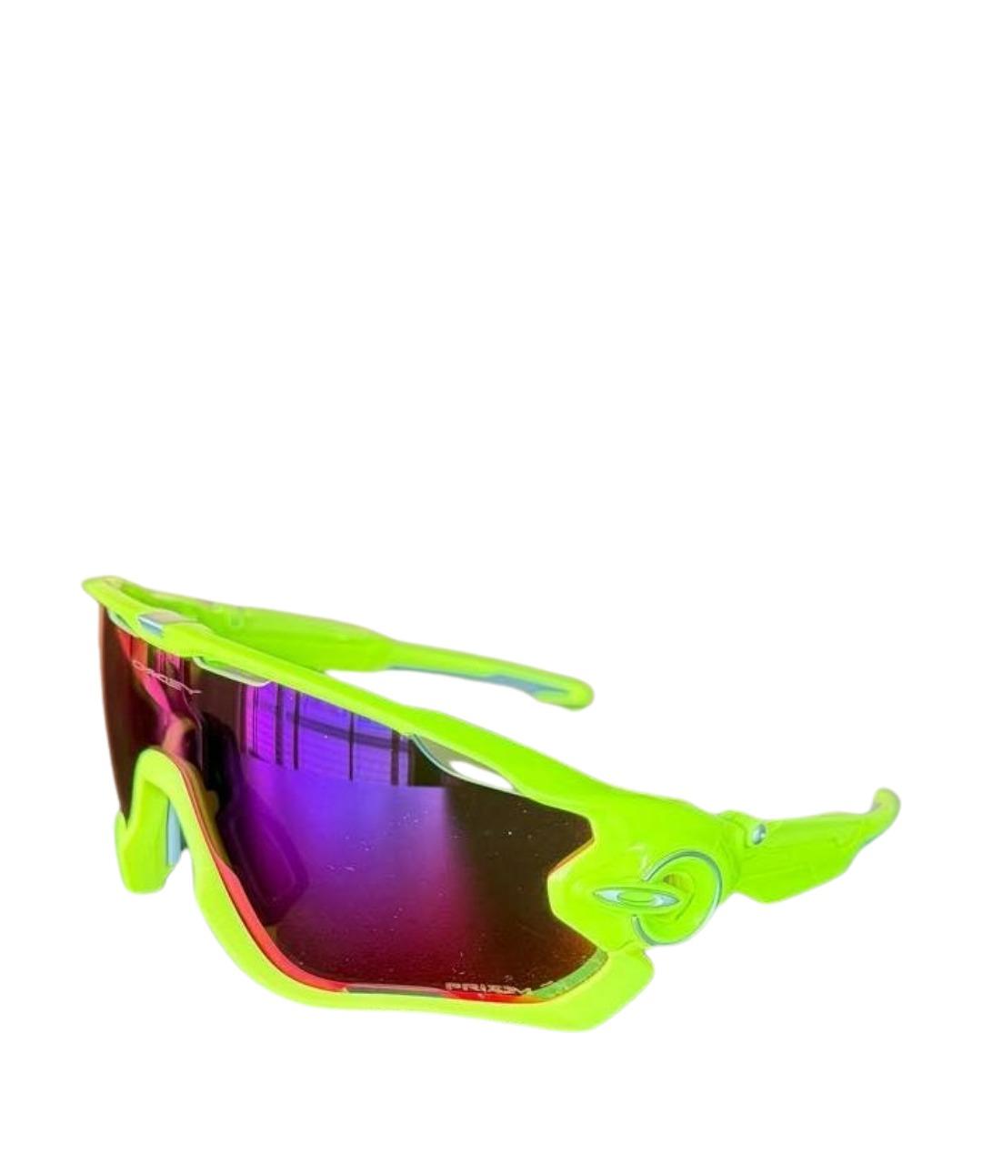 OAKLEY Салатовые солнцезащитные очки, фото 1