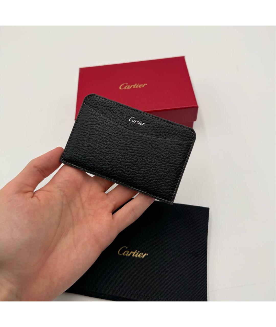 CARTIER Черный кардхолдер, фото 3