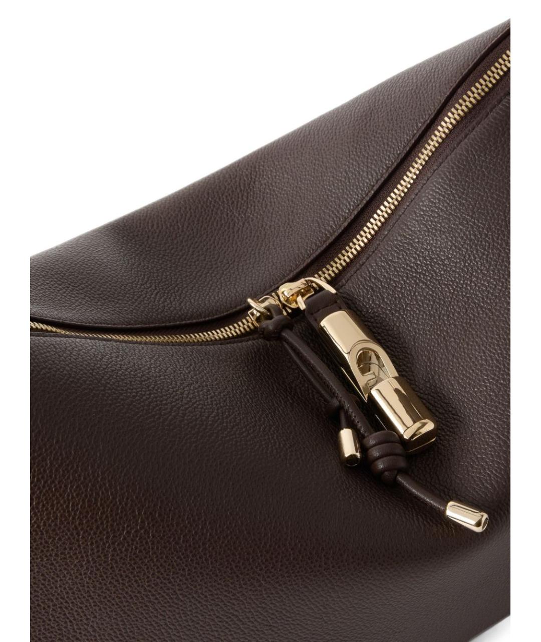 FURLA Коричневая кожаная сумка через плечо, фото 2