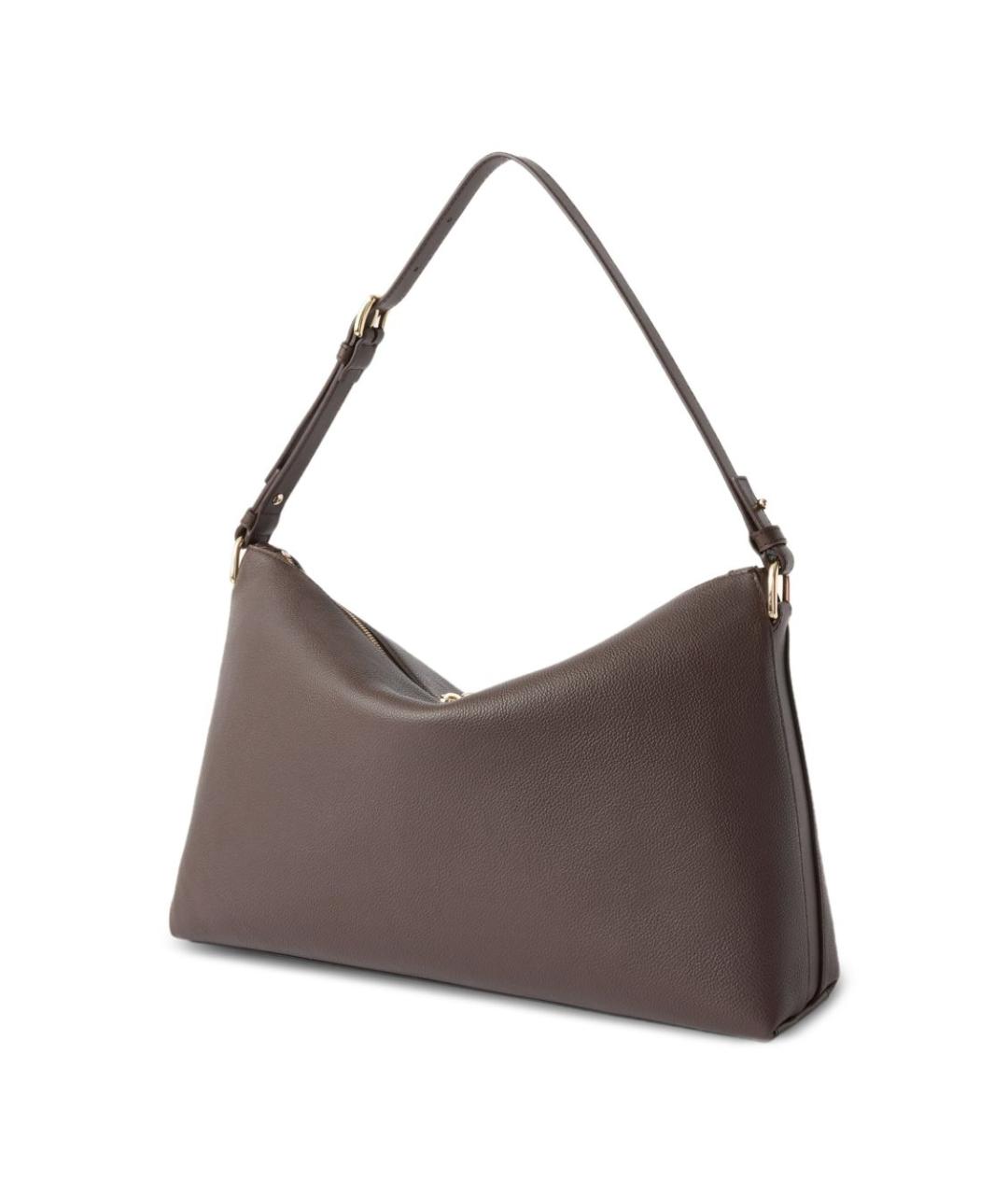 FURLA Коричневая кожаная сумка через плечо, фото 6
