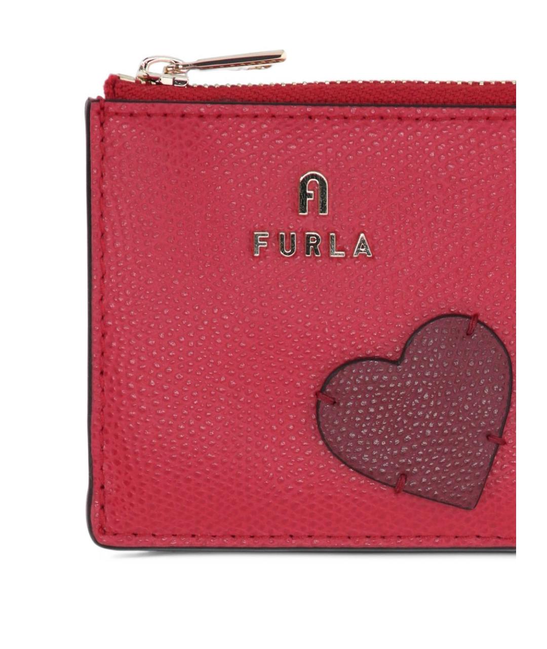 FURLA Красный кожаный кошелек, фото 3
