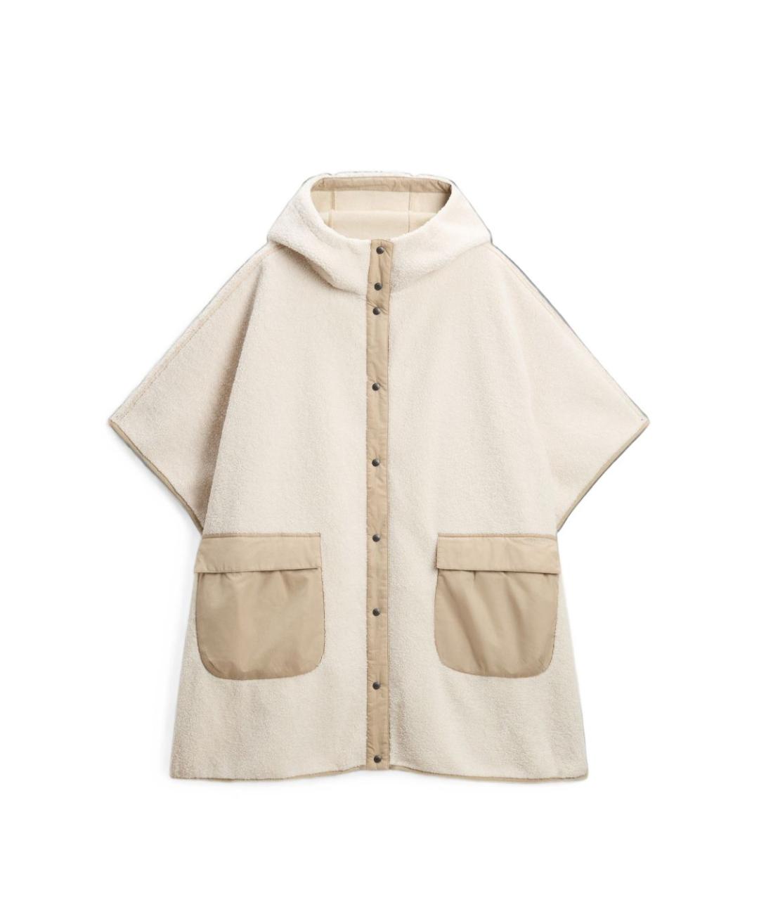 WOOLRICH Бежевое полиэстеровое пальто, фото 1