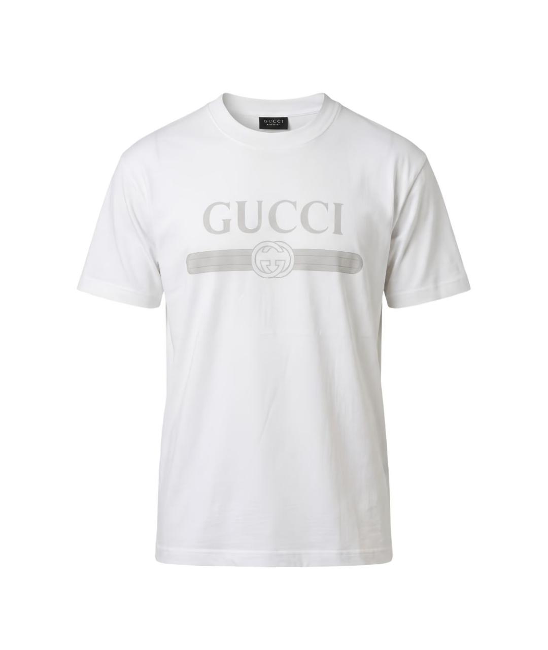 GUCCI Хлопковая футболка, фото 1