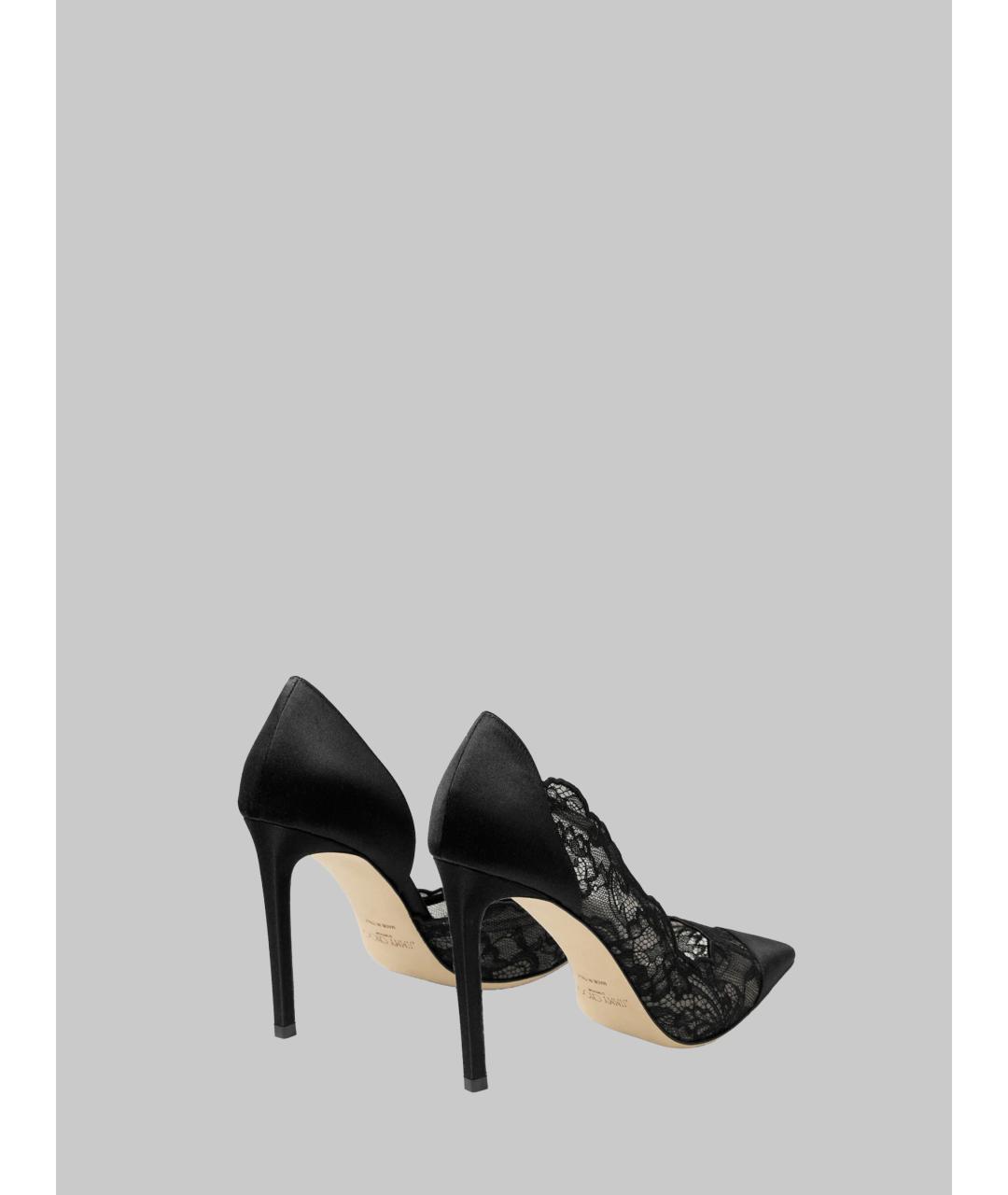 JIMMY CHOO Черные текстильные туфли, фото 3