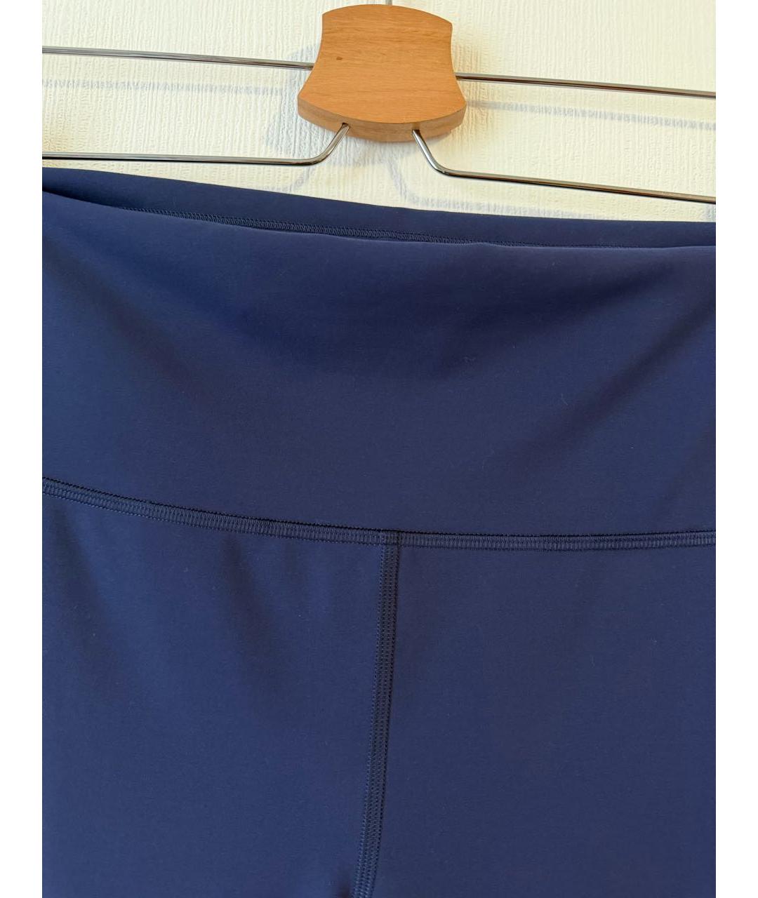 Lululemon Синие нейлоновые спортивные брюки и шорты, фото 4