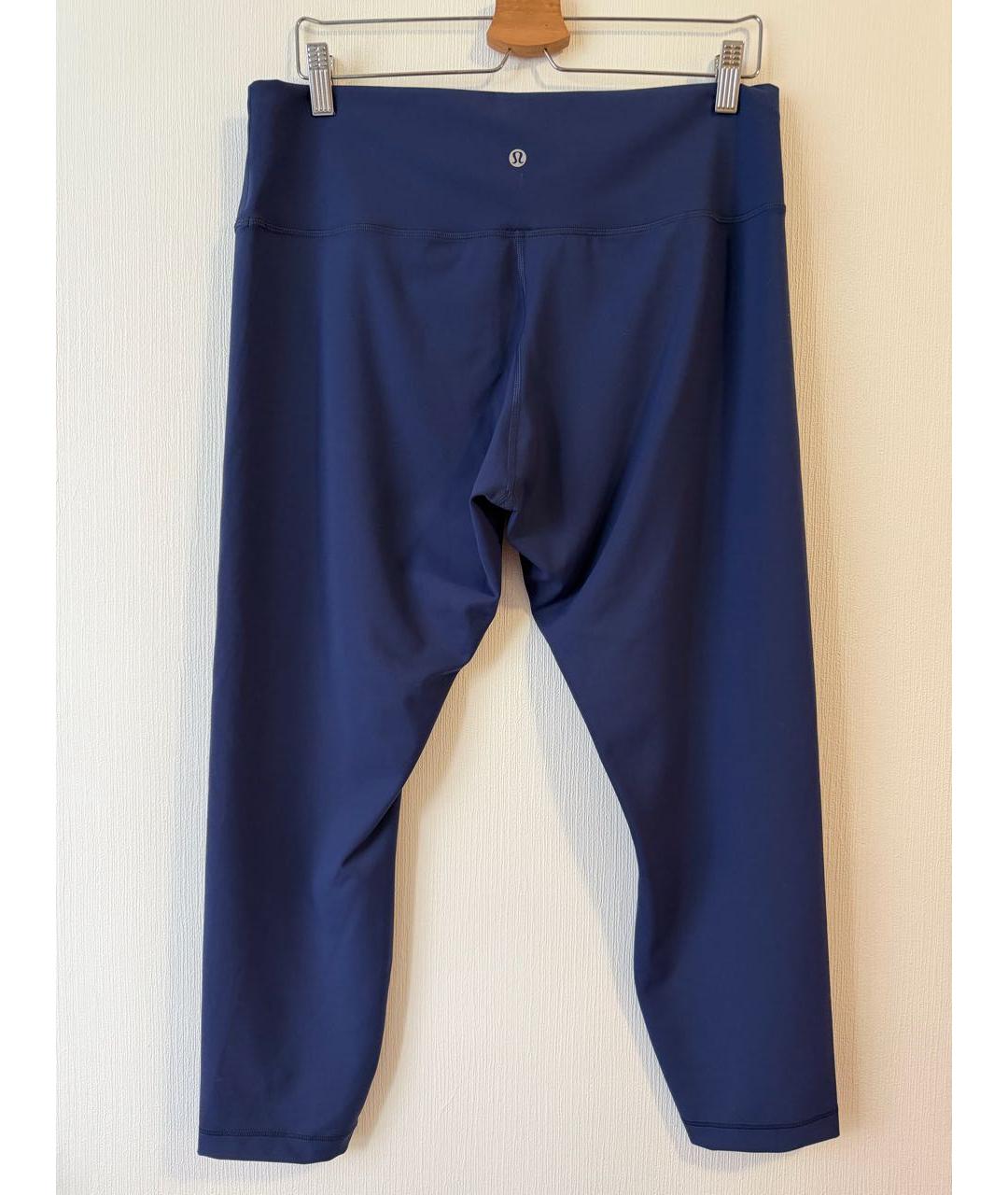 Lululemon Синие нейлоновые спортивные брюки и шорты, фото 2