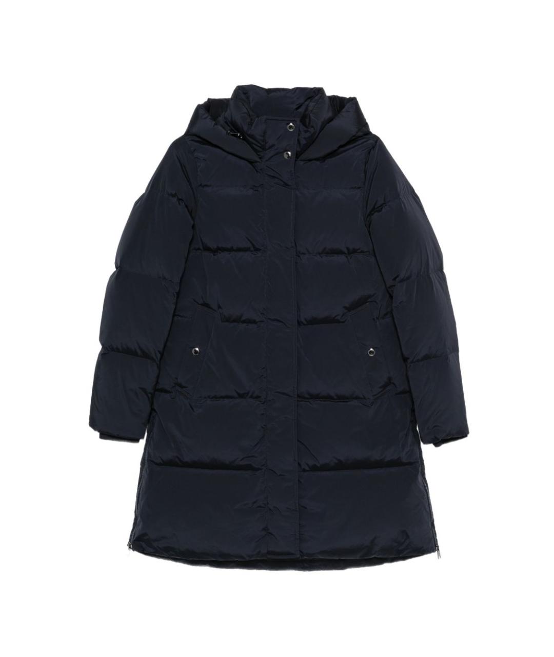 WOOLRICH Синее полиамидовое пальто, фото 4