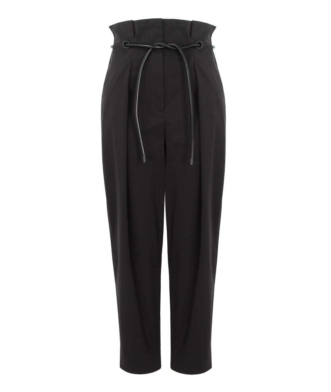 3.1 PHILLIP LIM Черные хлопковые брюки широкие, фото 1