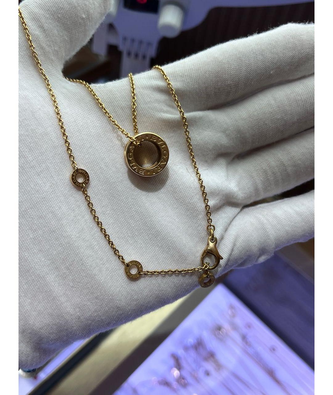 BVLGARI Золотое колье из розового золота, фото 3