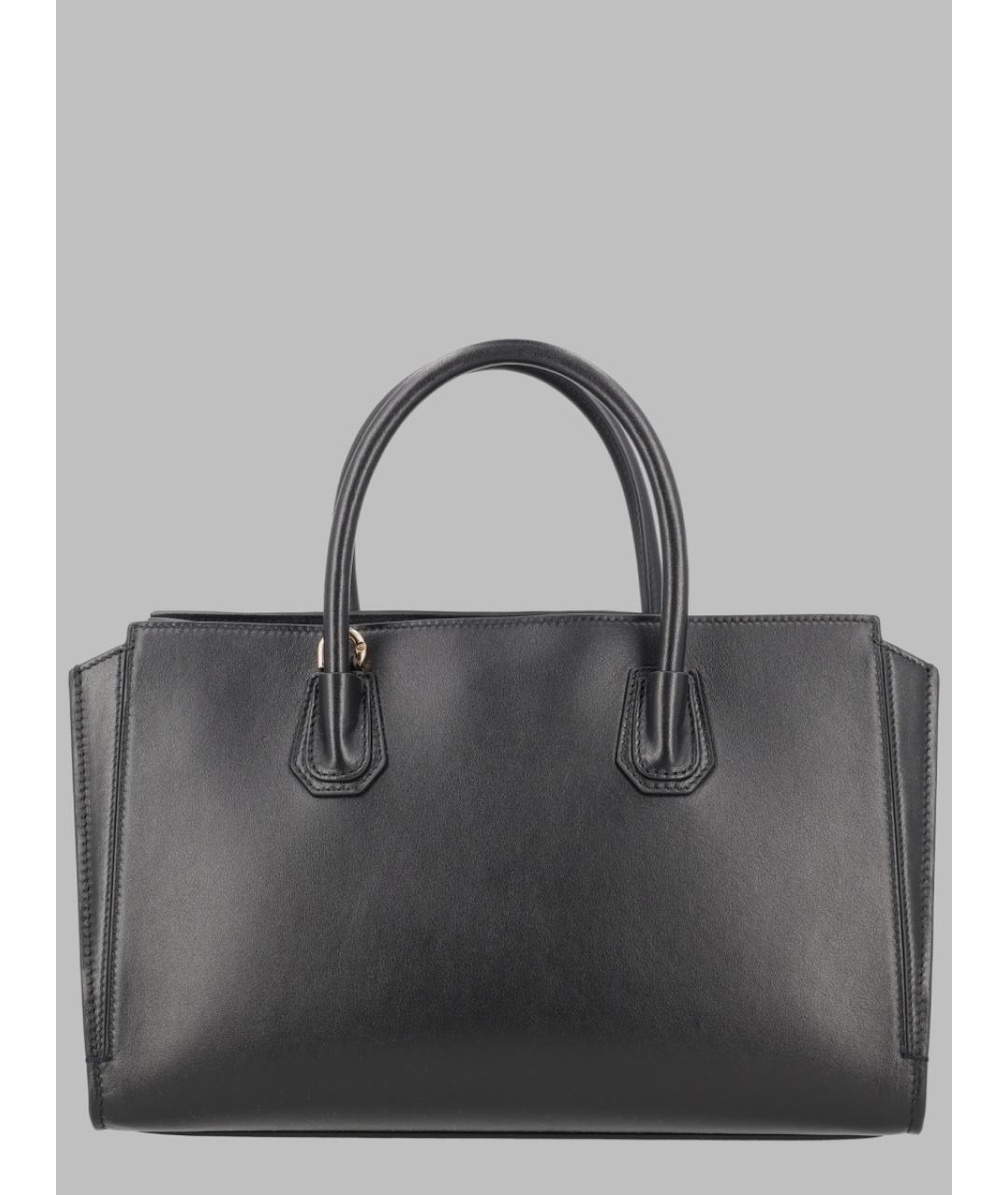 GIVENCHY Черная кожаная сумка тоут, фото 2